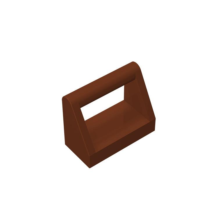 Non-Toxic 50Pcs Moc Parts 2432 Tile Modified 1 X 2 With Handle Compatible Bricks Diy Puzzle Toy Gift Assmble Building Blocks Particle Kid
