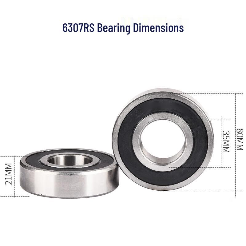 Tuoge 6307-2RS Deep Groove Ball Bearing