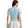 FILA Golf Series Sun Protection Knitted Sports Polo Shirt Women tops A11W535120F-LB