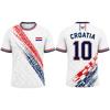 Croatia Flag Printed T-shirt Men Quick Dry Breathable Football Jersey Men's And Women's Casual