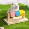 Colorful Solid Wood Hamster Teething & Nesting Cube
