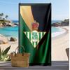 Real Betis Football Print Beach Towel, Large Soft Quick Dry Towel for Beach Camping Swimming