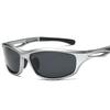 Men's Silver Y2K Sunglasses Outdoor Cycling Sports Sun Glasses Women Vintage Shades Trendy Punk Goggle Eyewear