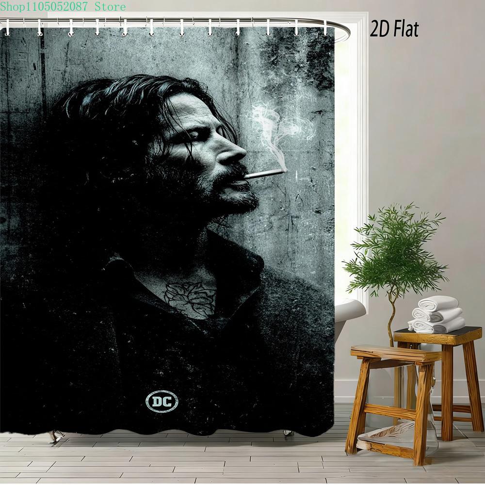 Heath Ledger Joker DC Universum Geld Wasserdichter Duschvorhang - Badezimmer Dekoration Für Fans
