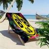 Vibrant BVB Logo Dynamic Background Beach Towel Outdoor Camping Beach Towel for Vacation Photos Quickdrying Swim Towel Swim Seaside Beach Comfort