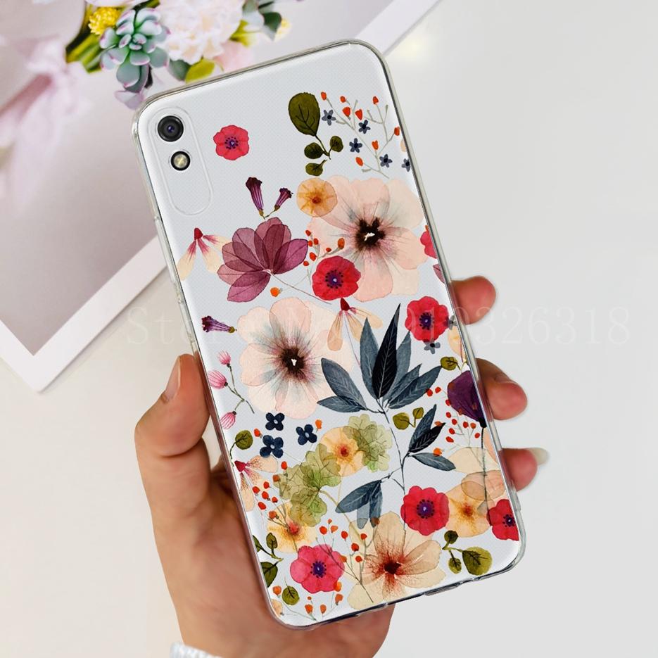 For Xiaomi Redmi 9A Case Stylish Painted Cover Soft Silicone Phone Case For Xiaomi Redmi 9AT 9A Redmi9A Back Cover 6.53'' Bumper