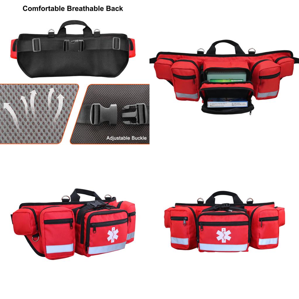 New Outdoor Oxford Cloth Portable Medicine Waist Bag Emergency Rescue Bag