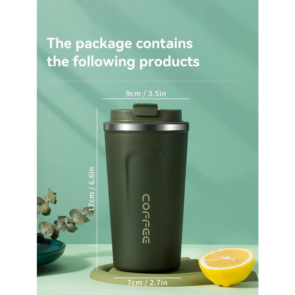 WORTHBUY Coffee Mug Stainless Steel Double Layer Insulated Coffee Cup Leak-proof Thermal Cup For Coffee Portable Cola Cup