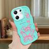 Big Wave Edge Soft Silicone Material Macaron Phone Case Shockproof Protective Rubber Casing for OPPO Reno Realme Infinix Tecno