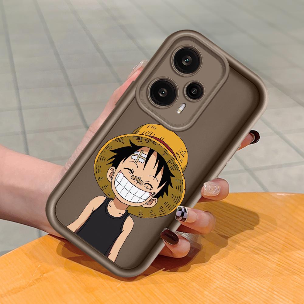 

Мягкий силиконовый квадратный чехол с рисунком лестницы для телефона, полное покрытие, противоударный защитный резиновый чехол для камеры для Xiaomi Redmi Redmi 13 коричневый