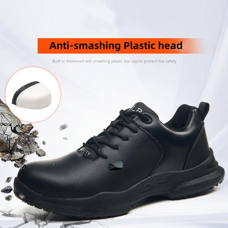 New Work Safety Shoes Men Women Waterproof Non slip Chef Shoes Anti smash Anti puncture Work Sneakers Protective Safety Boots