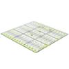 Acrylic Quilters  Ruler Double Colored Grid Lines Clear Mark Square Quilting Sewing Ruler
