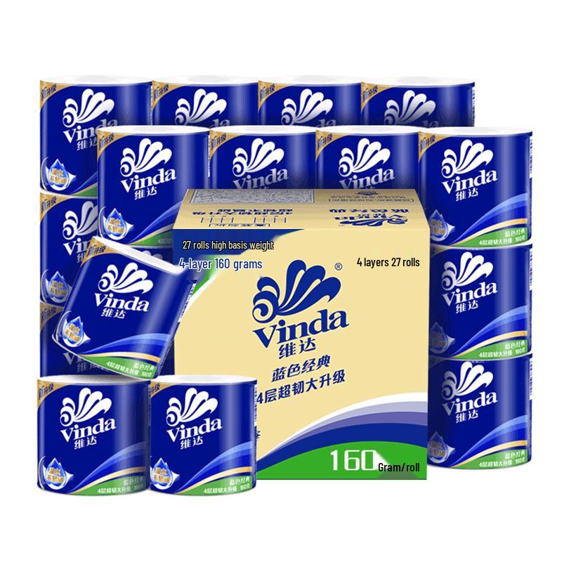 Vinda Blue Classic 4-Ply Toilet Paper