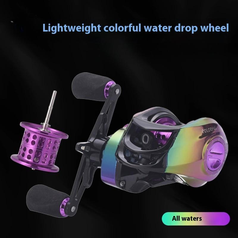 

Colorful Seawater Spinning Reel High Gear Ratio Aluminum Alloy Wheel Axle Interchangeable Left and Right Hand Sea Fishing Trend Fishing Equipment Right hand різнокольоровий