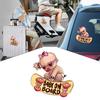 Car Window Decals PVC Baby Scooter Design Automotive Door Decals Scratch-Proof Adhesive Stickers For Sedan Motorcycles RV