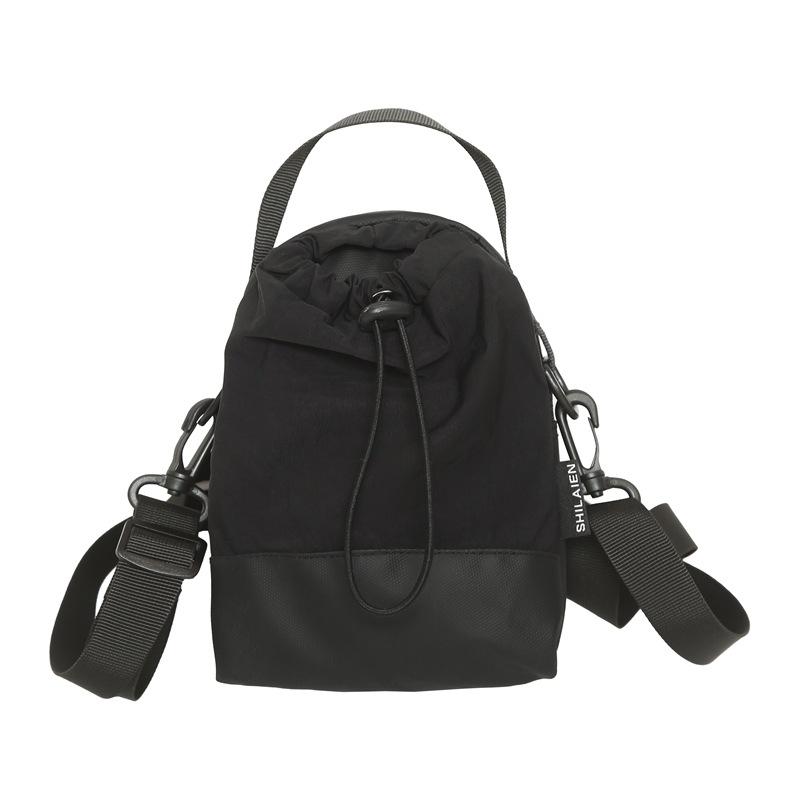 Trendy brand small satchel women's outdoor sports hiking messenger bag boys drawstring single shoulder small backpack women
