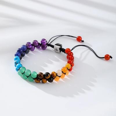 Bohemian Style Stone Bracelet Portable Beaded String Bracelet Crystal Beaded Bracelets  Women