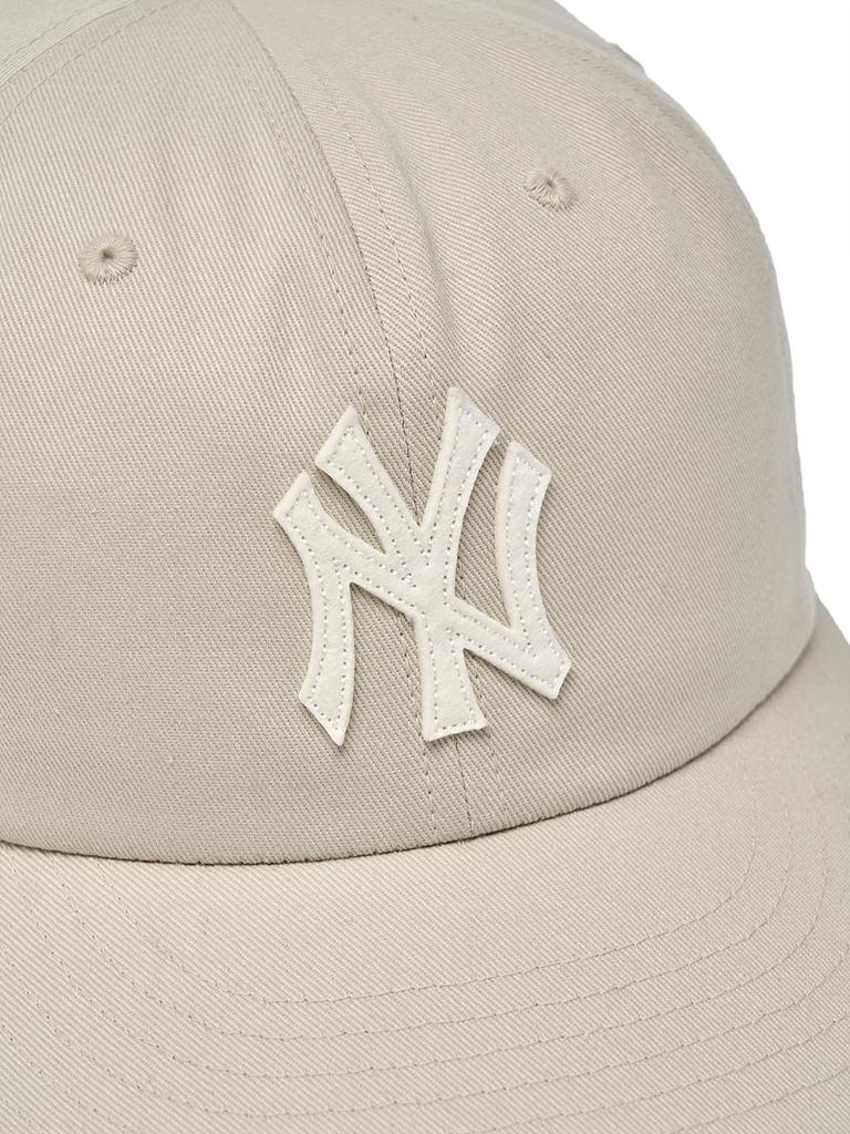 Emelbi Joy Unstructured Ball Cap Ny (Beige)