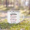 Spanish Printed Mugs Creative Coffee Cups Drink Water Milk Cup Enamel Mug School Home Handle Drinkware Thanks Gifts for Teacher
