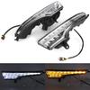 2pcs LED Daytime Running Light Turn Signal Lamp Dual Colors Fit for Nissan Altima 13-15