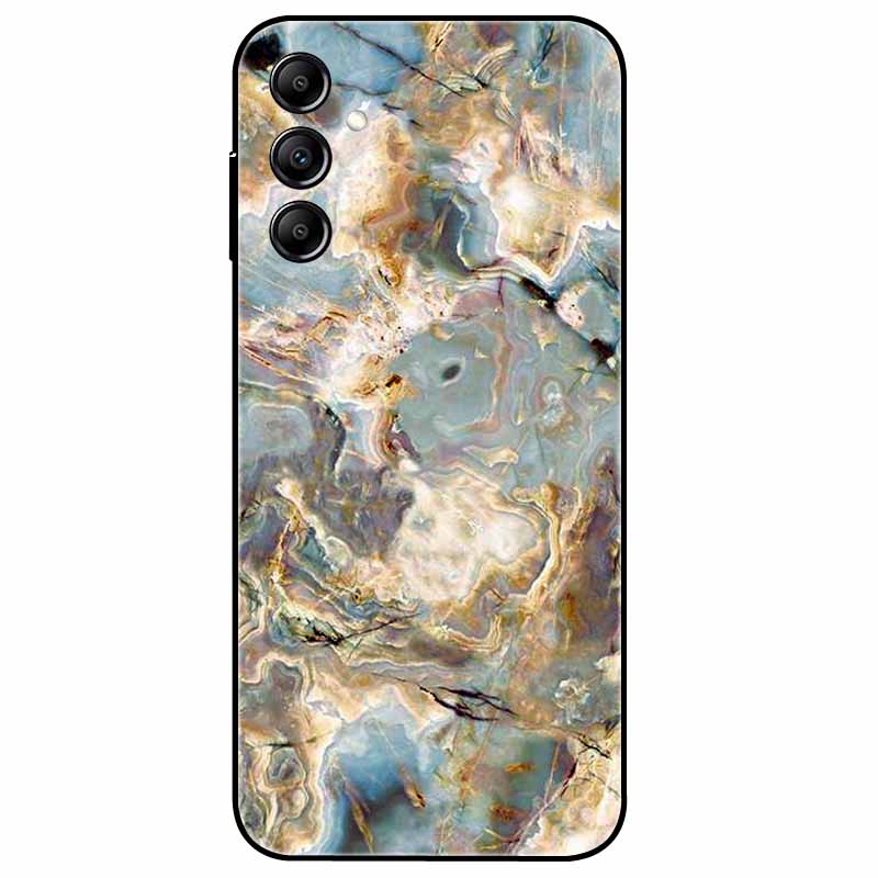 Hülle Für Samsung Galaxy A54 5G A34 A24 S23 Hülle Blume Marmor TPU Weiche Silikonhülle für GalaxyA54 A 34 Bemalte Handyhüllen