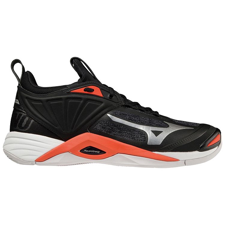 Mizuno Wave Momentum 2 Low-Top Volleyball Shoes Unisex Shoes Black V1GA211205