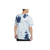 Nike T Shirts Men's Slate Blue Crew Neck Moderate Straight Fit DD2721-104