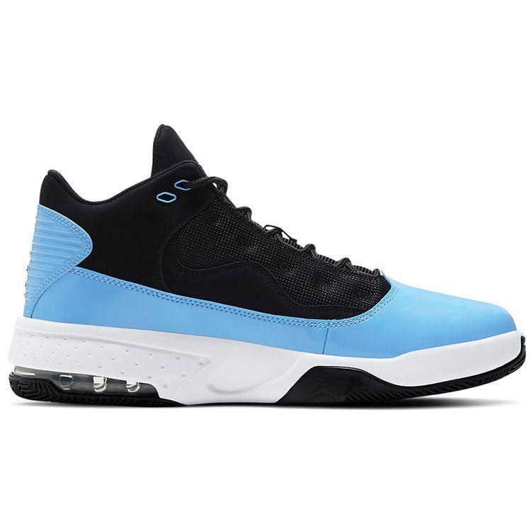 Air Jordan Max Aura 2 Black University Blue Men Sneakers White CK6636-041
