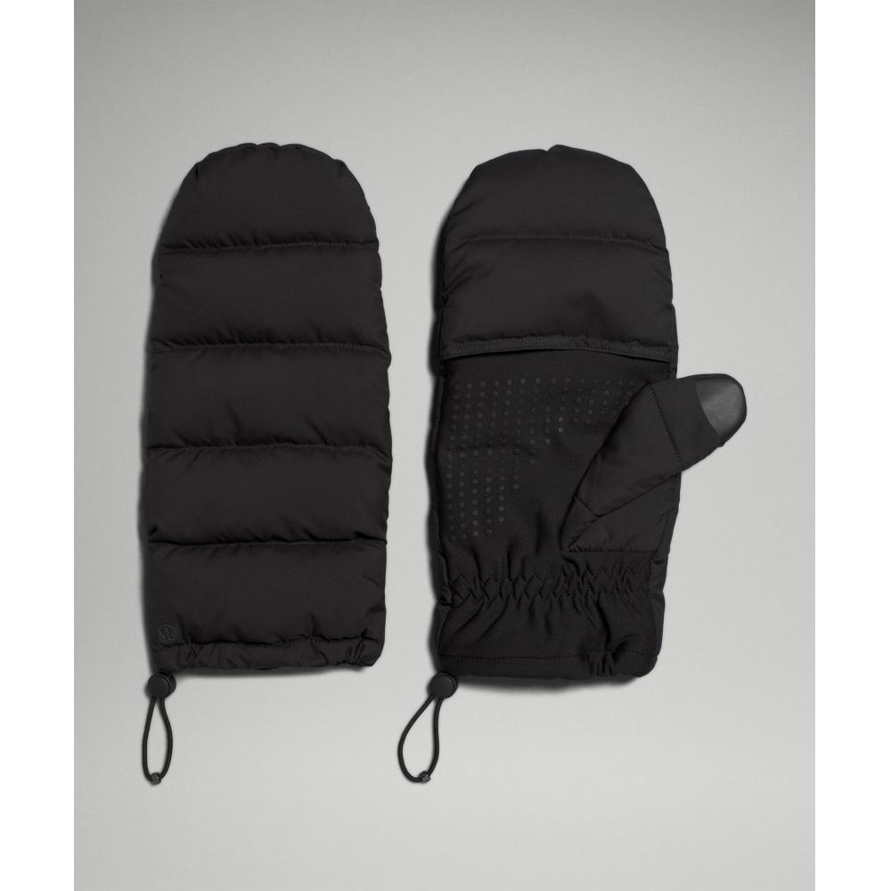 

Варежки Lululemon Wunder Puff черные XS/S