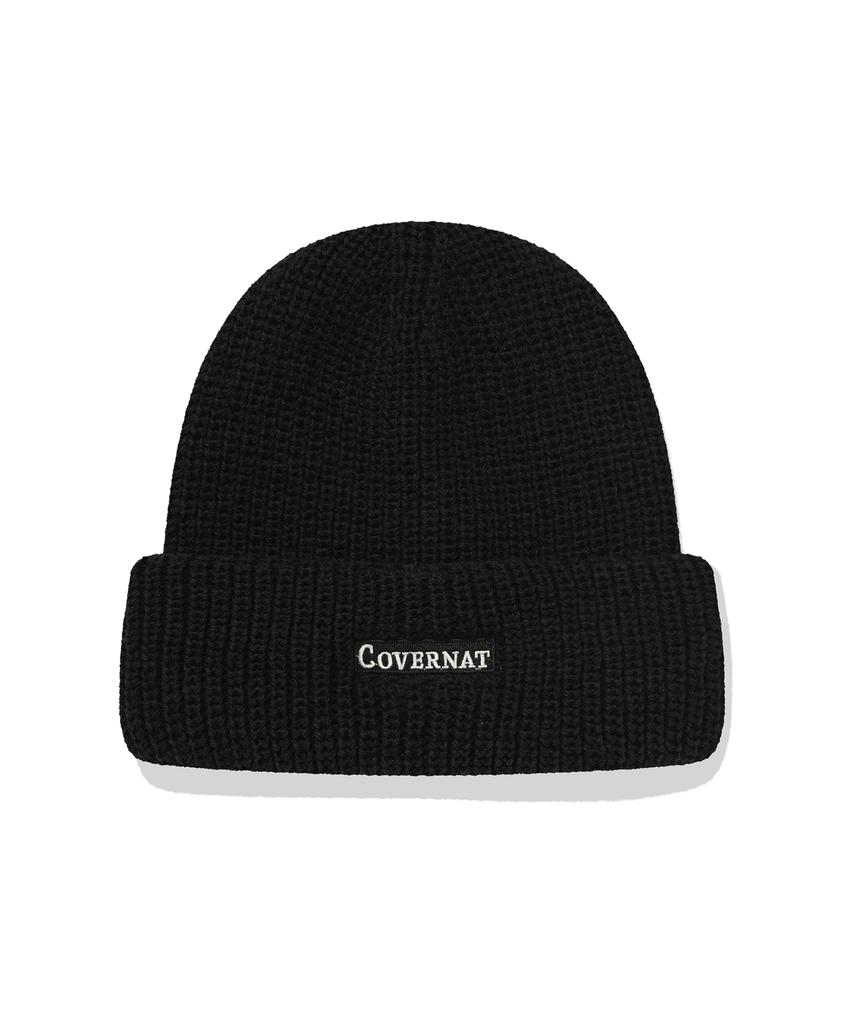 COVERNAT Authentic Middle Beanie Black