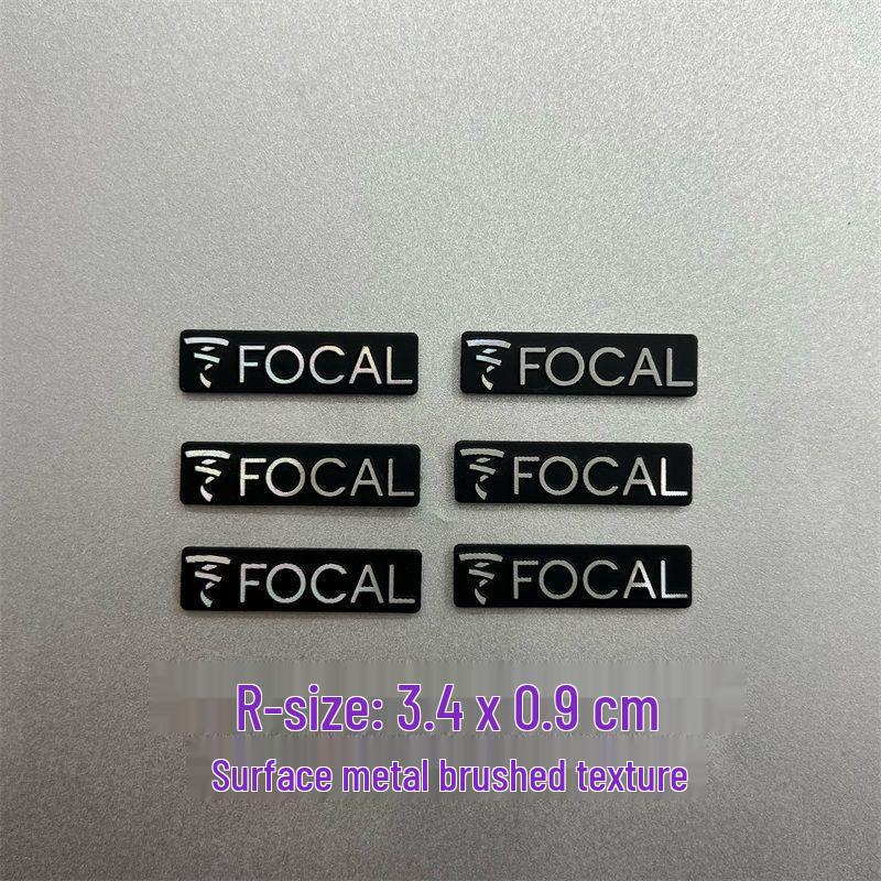 Dekorative Metallaufkleber für Auto-Audio-Lautsprecher von Bose, Harman Kardon, JBL.