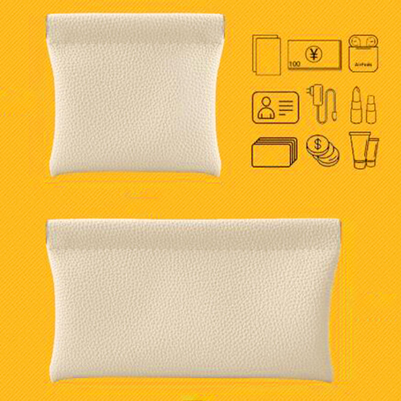 2ks/sada Cestovní kosmetická taštička na rtěnku, klíče, sluchátka, organizér na datové kabely, pouzdro, držák na karty, peněženka na mince, automatické zavírání, úložná taška