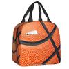 Custom Basketball Sports Pattern Insulated Lunch Bags for Women Portable Thermal Cooler Food Lunch Box Kids School Children