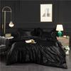 Luxury 100% Silk Bedding Set with Duvet Cover Set Double King Queen Size Bedding Cover Kit 4pcs Bed Cover Bed Linen Sets