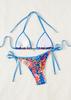 2026 New Style Printed Tie Side Pendant Sexy Bikini Swimsuit Comfortable Stylish For Summer Holiday & Resort