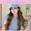 Korean Style Cross Baseball Cap For Women With Cotton Material Sun Protection Summer Casual