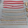 Zodiac Year Fred 10 Horseshoe Diamond Bracelet, 18K Rose Gold & Red String, Unisex Couple Style.
