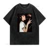 Halsey T Shirt For New Style Vintage Washed Fashion Casual Top For Everyday Wear Graphic Breathable Streetwear Slightly Unisex