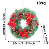 30cm Xmas Wreath, New Arrival Christmas Wreath for Home Decor, Christmas Garland for Front Door Decor, Artificial Flowers, New Year's Decor Garland