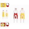 Los Pollos Fried Chicken Cosplay Apron And Sun Hat Polyester Fabric Red Apron+hat