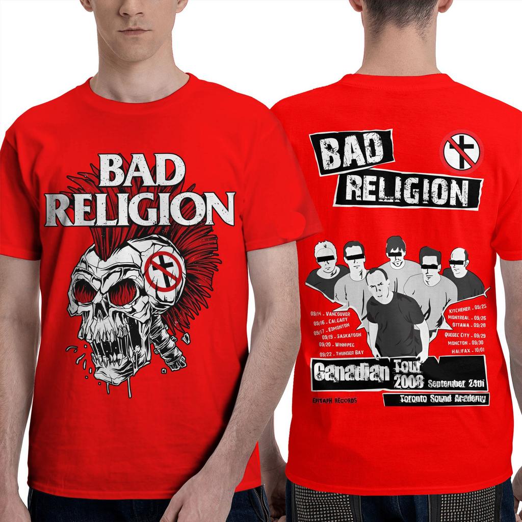 Bad Religion  T Shirt Men  Streetwear Cotton T-Shirts Beach Crewneck Harajuku Tees Pattern Oversize Tops