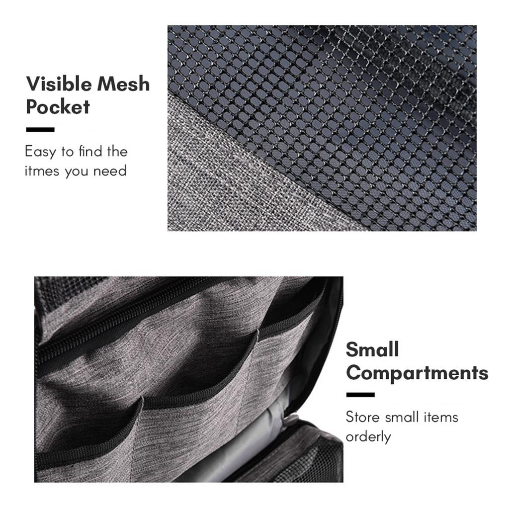 Portable Toiletry Bag with Hanging Hook Travel Bag for Toiletries Water resistant Cosmetic Bag Travel Makeup Organizer