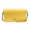 Hayden 20 Solid Color Leather Flap Shoulder Crossbody Bag Candy Color Series Small Women Bags Yellow 87401-B4PUA