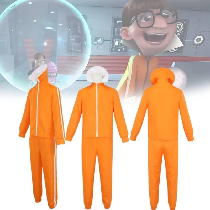 Despicable Me Minions Victor Gru Cosplay Costume For Halloween Party Fun