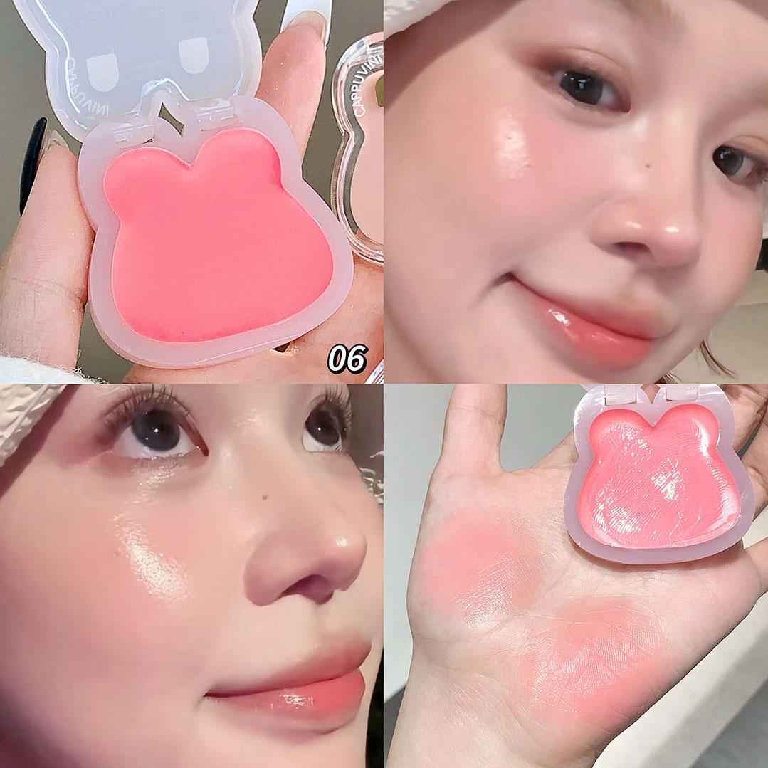 

Cappuvini Бальзам многофункциональный «Маленький кролик»: Хайлайтер и румяна в корейском стиле с эффектом пухлости