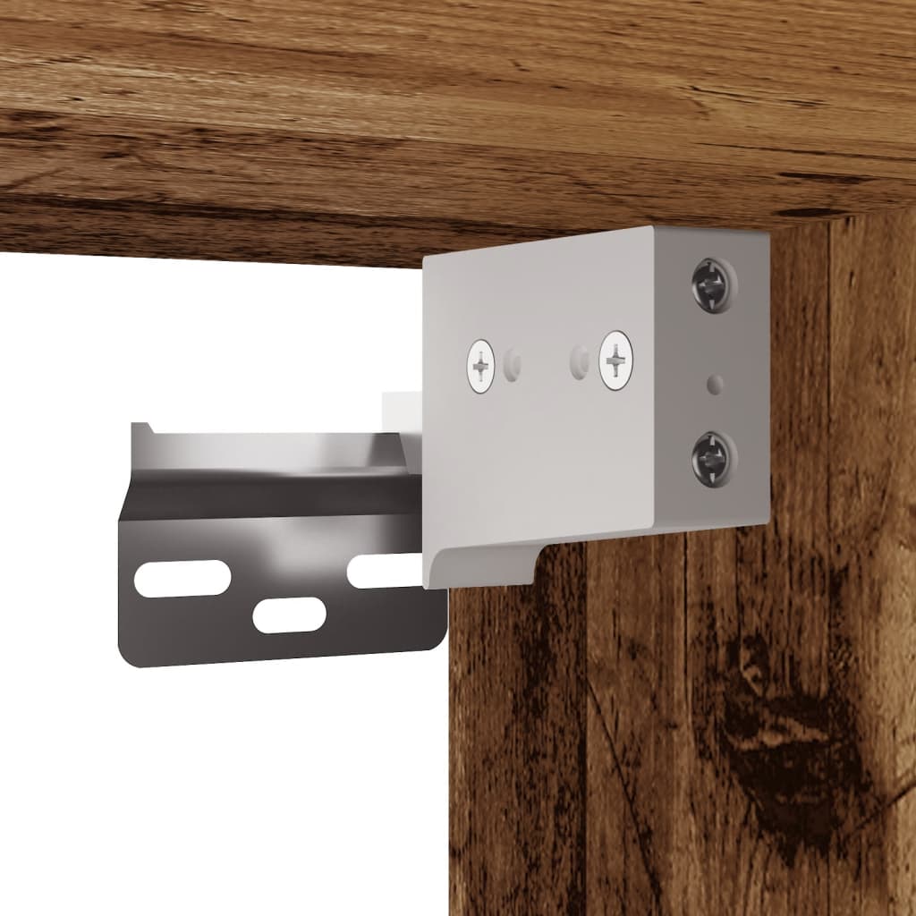 vidaXL Wand-Badschrank Artisan-Eiche 32x20x67 Cm