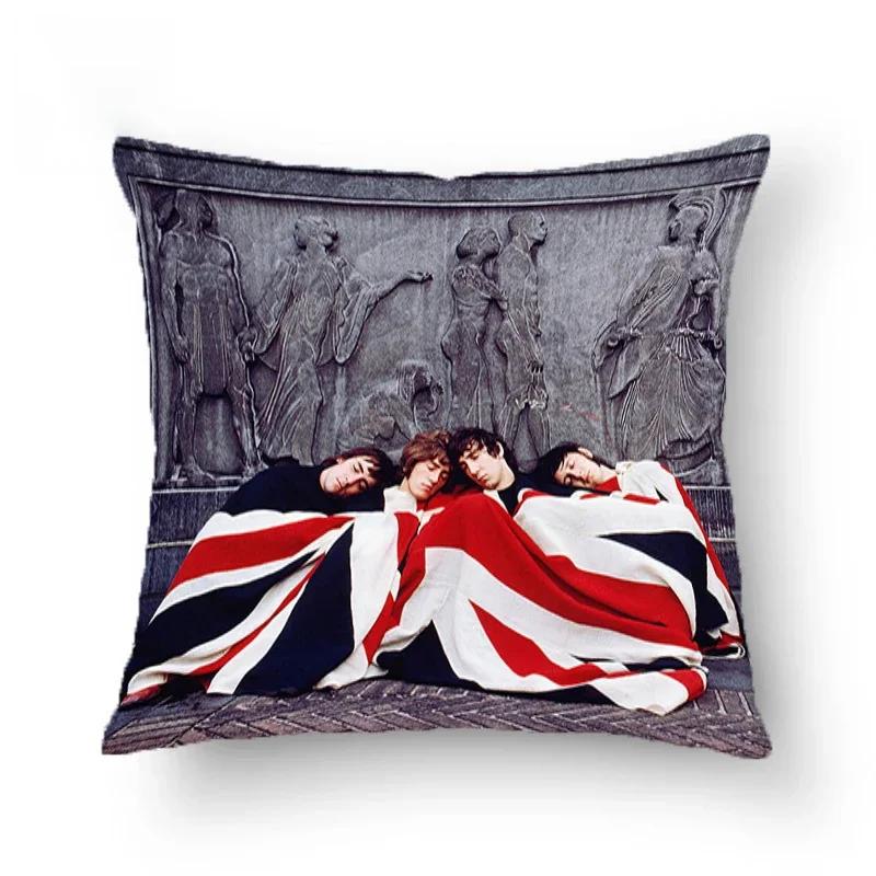 The Who Pillowcase Sofa Cushions Pillows Covers Home Decorative Cushion Cover 45*45 Double Sided Printing Square Pillow Cases