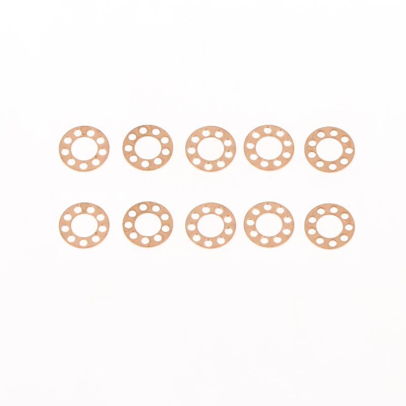 10Pcs 14X5.2X0.5Mm Brass Washers Gasket Storage Oil Brass Washer 10X5.2X0.5Mm Folding Knife Accessories 12X5.2X0.5Mm