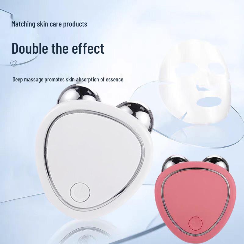 Upgraded Cross-Border Microcurrent Facial Lifting Massager – Double Roller Skin Rejuvenation Device