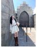Lantern Sleeve Sweet French Temperament Short Dress, 2026 Spring/Summer Collection